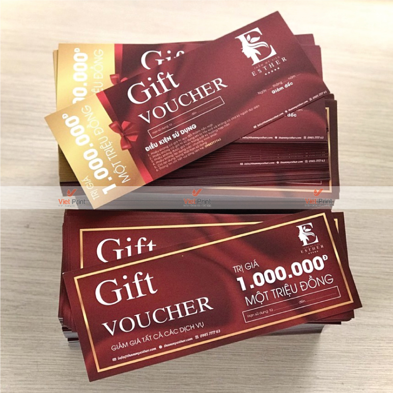 In Voucher Tại Huế – Thiết Kế Ấn Tượng, In Ấn Sắc Nét