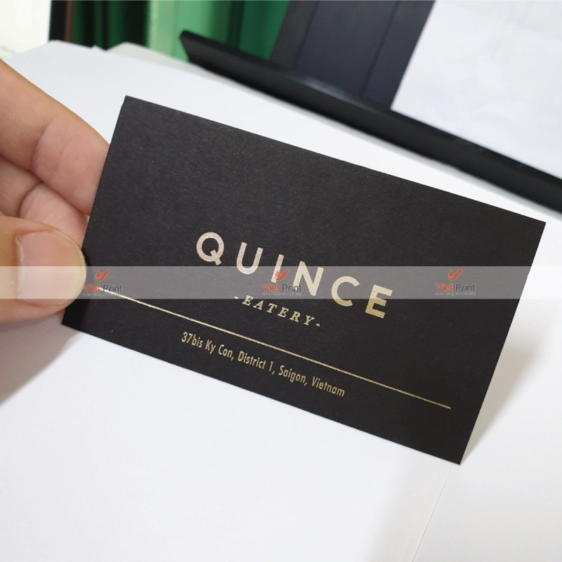 In Danh Thiếp Ép Kim Tại Huế – Sang Trọng Trong Từng Chi Tiết